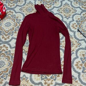 KOTN red long sleeve turtleneck top